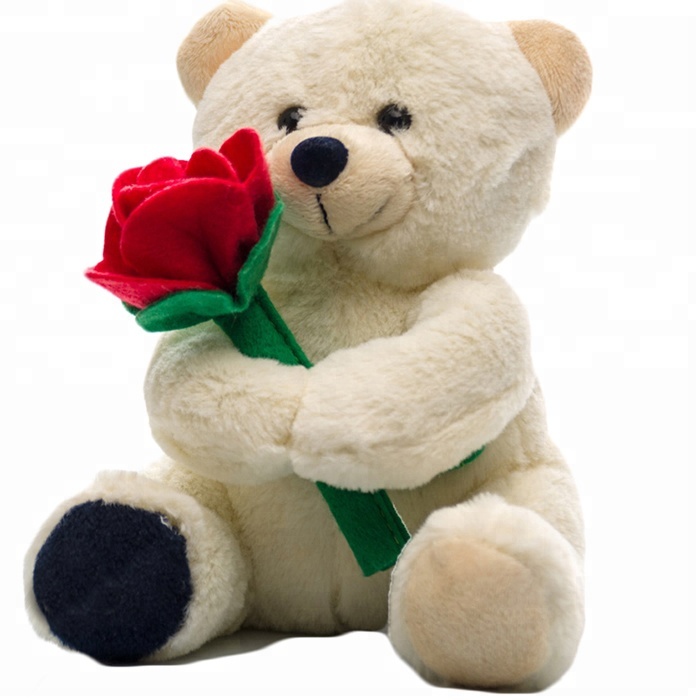 OEM 12inch Wholesale Cute Romantic I love You Valentine Bears Bulk Teddy Plush Toy