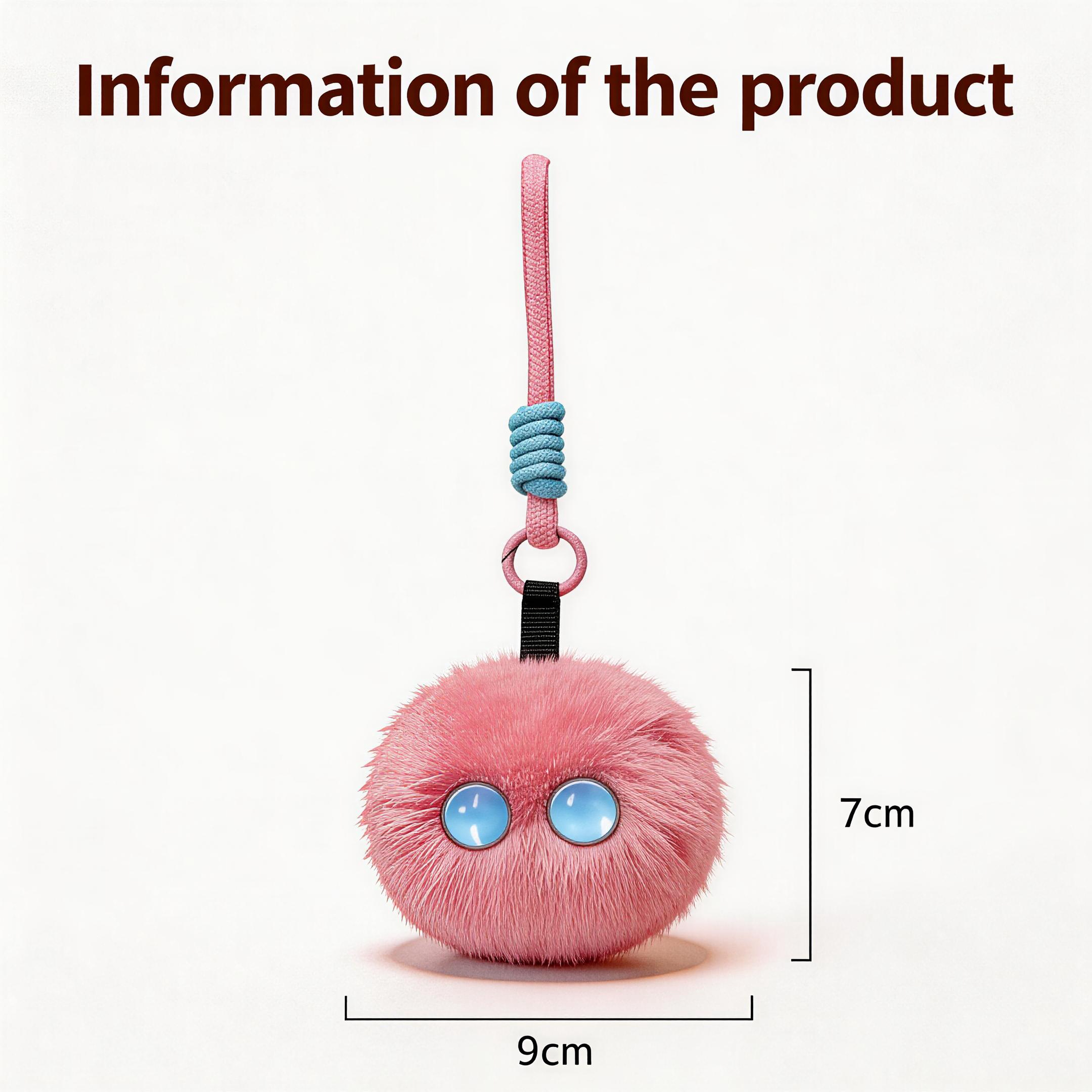 Ruiguan AI Robot Plush Smart Talking Toy English Teaching Emotional Companion Backpack Charm