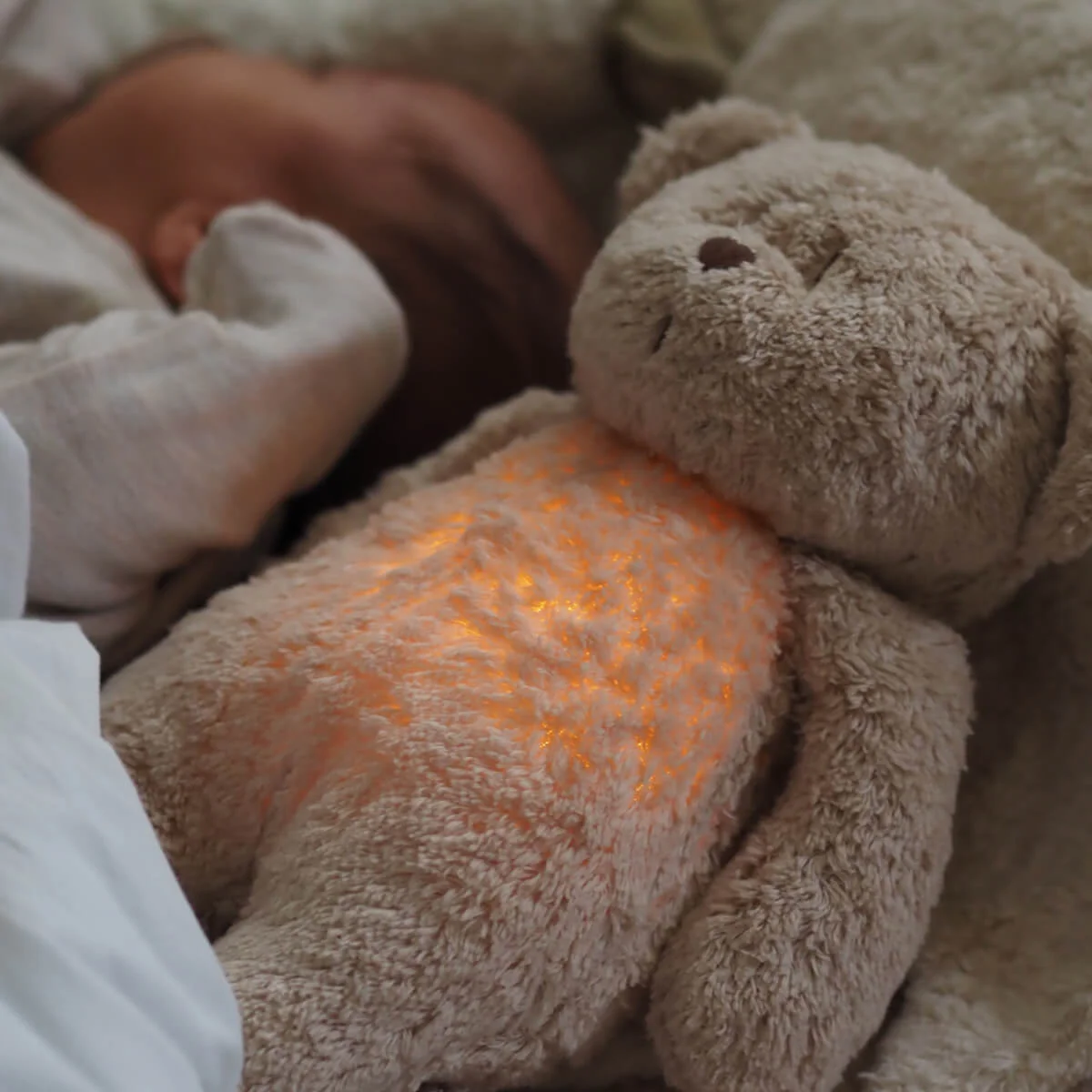 2026 Popular Hot Sale Customizable Wholesale Soft Cute Breathing Bear Animal Plush Toy For Baby Sleeping