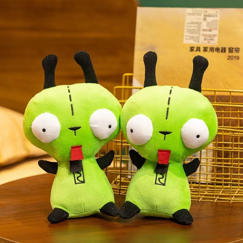 Wholesale Monkey Invader Zim Plush Toy Cartoon Character Soft Stuffed Doll Super Soft Fabric Stress Relief Companion Gift