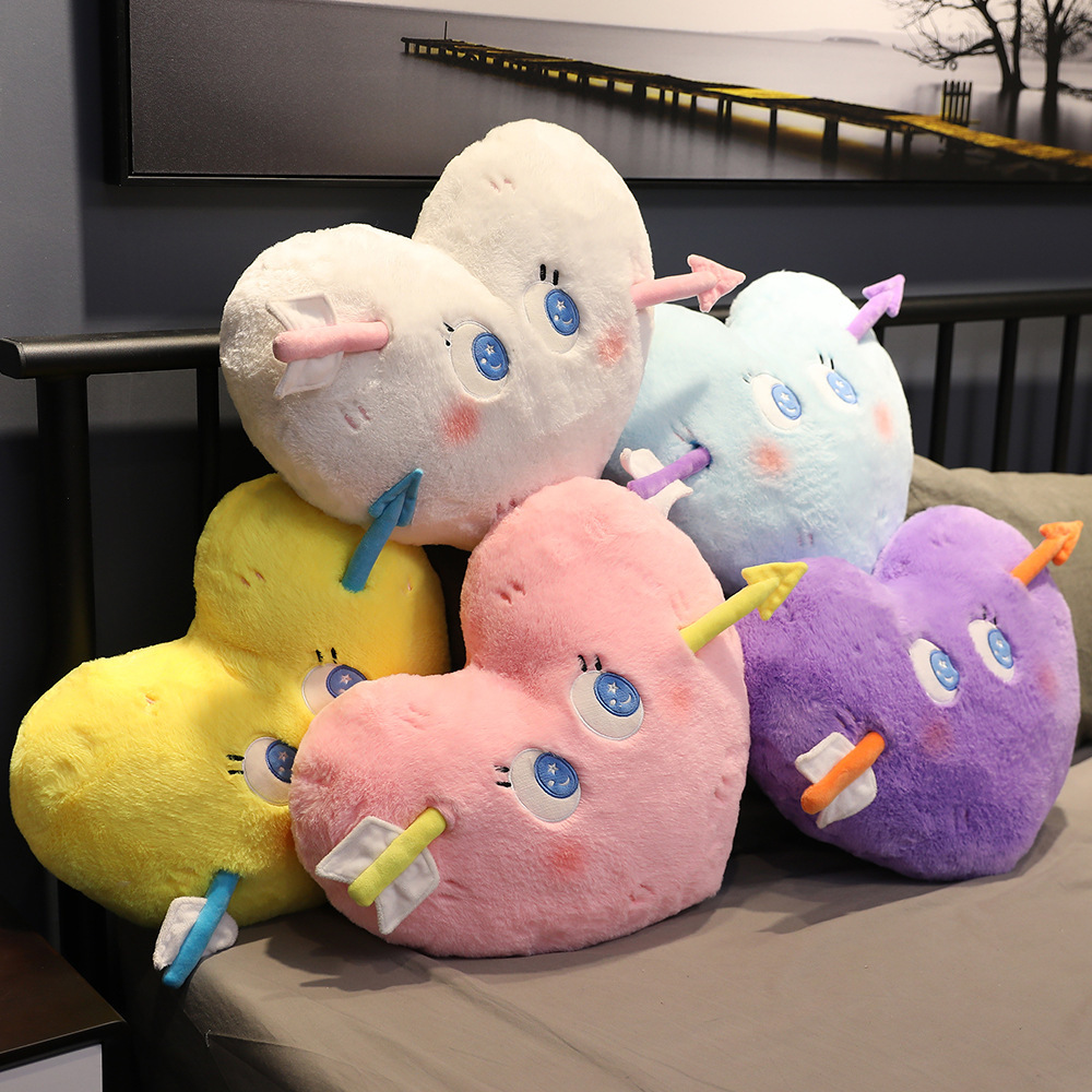 IN STOCK Cupid Love Heart Cute Kawaii 50cm Super Soft Valentines Day Gift Stuffed Plush Toy
