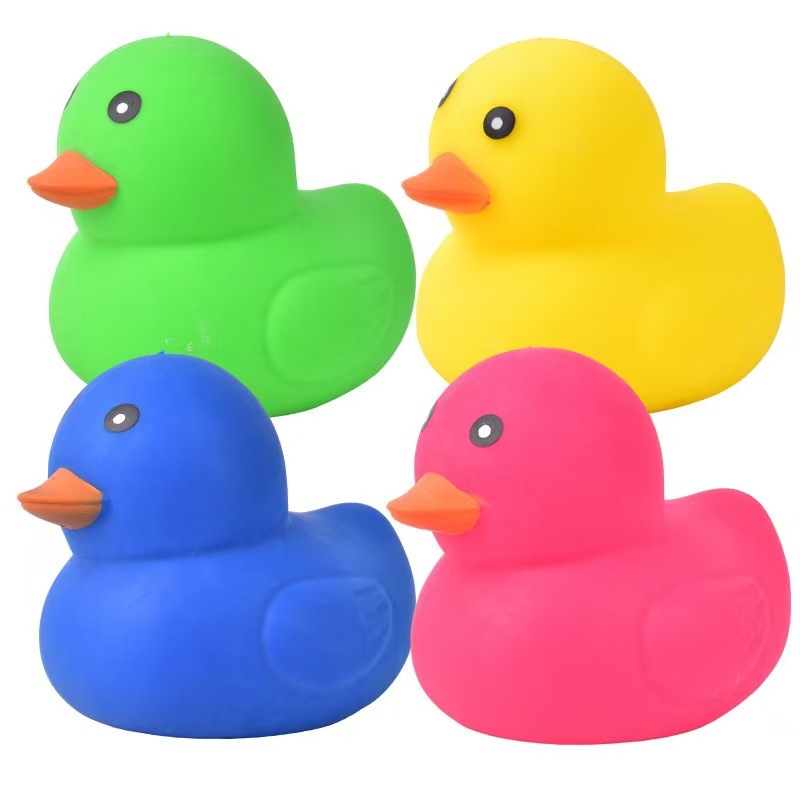 Jumbo Duck Squishy Giant Kawaii Cute Yellow Pink Duck Plush Stress Relief Squeeze Promotion Toys for Kids Adults