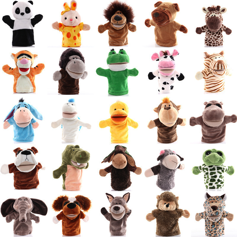 Soft Plush PP Cotton Hand Puppet for Kids Interactive Storytelling Cute Stuffed Animal for Imaginative for Early Education
