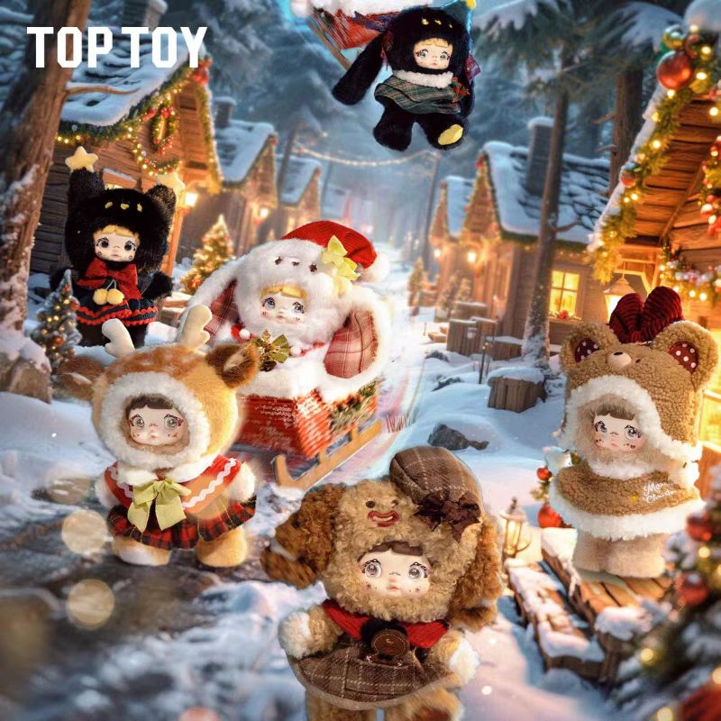 Authentic Nommi Frozen Magical Christmas Eve Plush Blind Box Toys in Stock Kawaii Surprise Gift for Unisex New Arrival