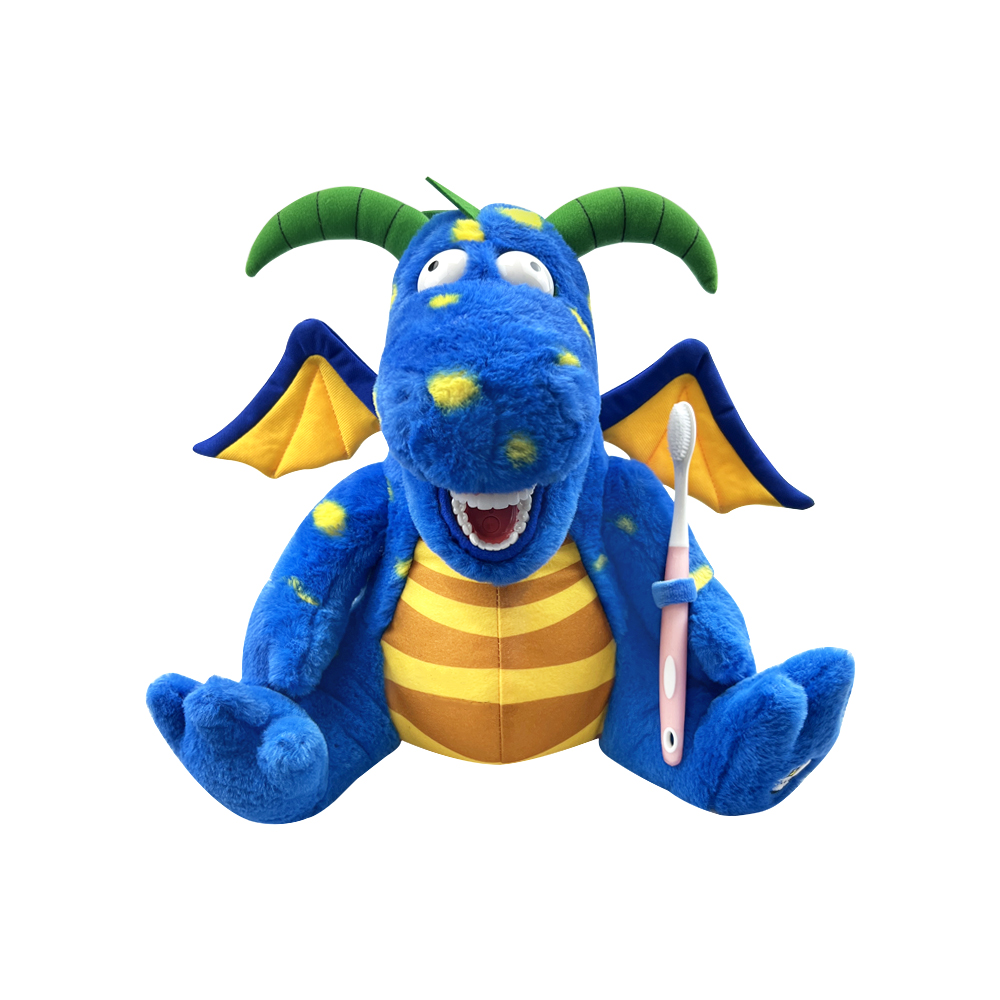 Dental Teaching Model Children's Early Teaching Brushing Doll Brushing Practice Plush Doll Tooth Model