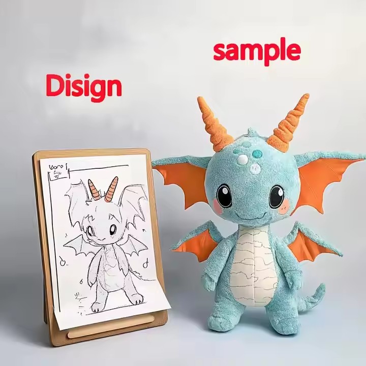 CE CPC High Quality Custom Cute Plush Animal Toy with PP Cotton Filling Custom Plush Figure Doll