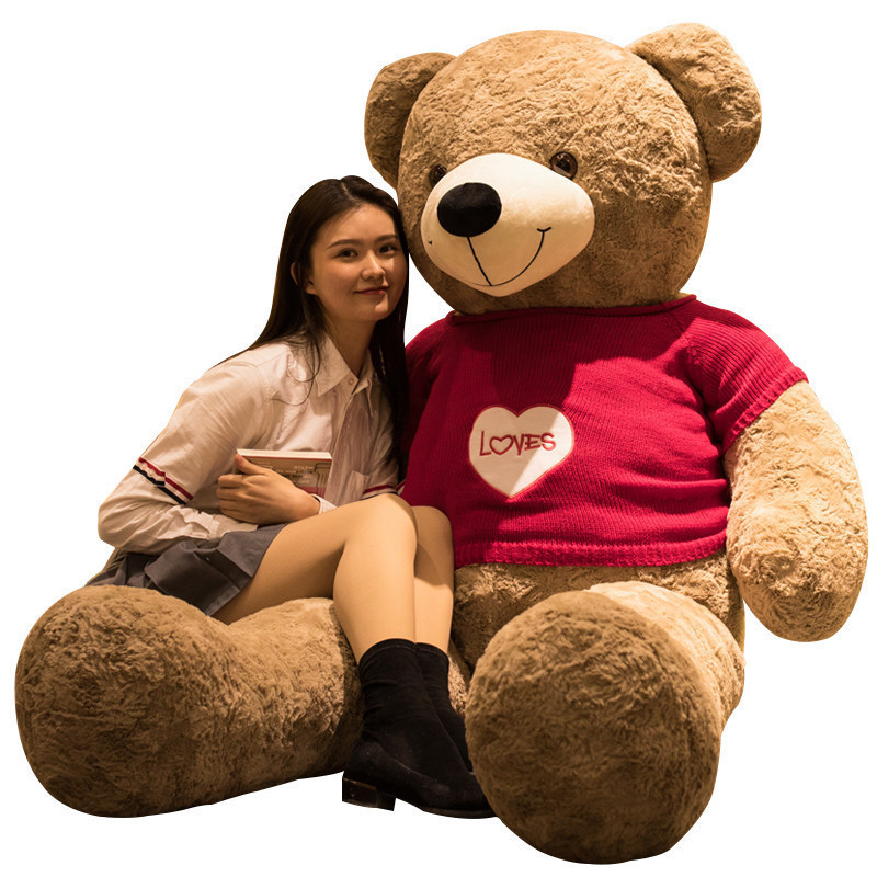 Hot Selling Huge Teddy Bear Doll Stuffed Plush Toy Extra Large Hug Bear Giant Panda Doll Rag Doll Valentine's Day Girl Gift