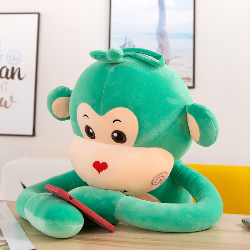 High Quality Plush Jungle Animal Toy Long Arms and Legs Monkey Plush Toy Large Stuffed Tiger Lion Plush