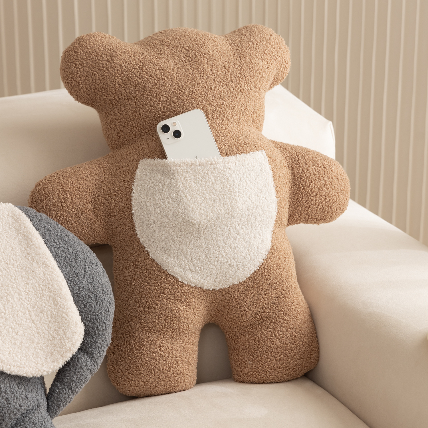 Custom Cute Fun Dog Elephant Bear Shape Plush Pillows Stuffed Animal Decor Cushions for Kids Soft Toys