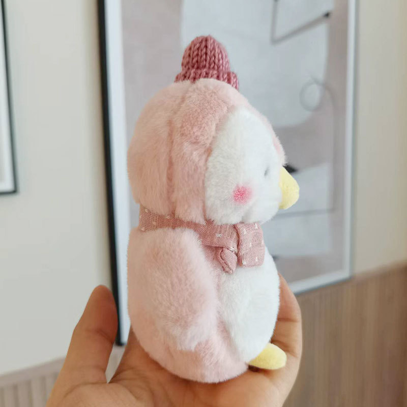 High Quality Custom Plush Stuffed Scented Cute Penguin Toy Keychain