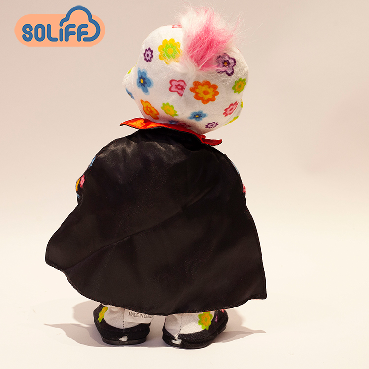 Hot Selling Ghost Dolls for Halloween Decoration Electric Plush Toy with Moving and Singing Dolls for Kids