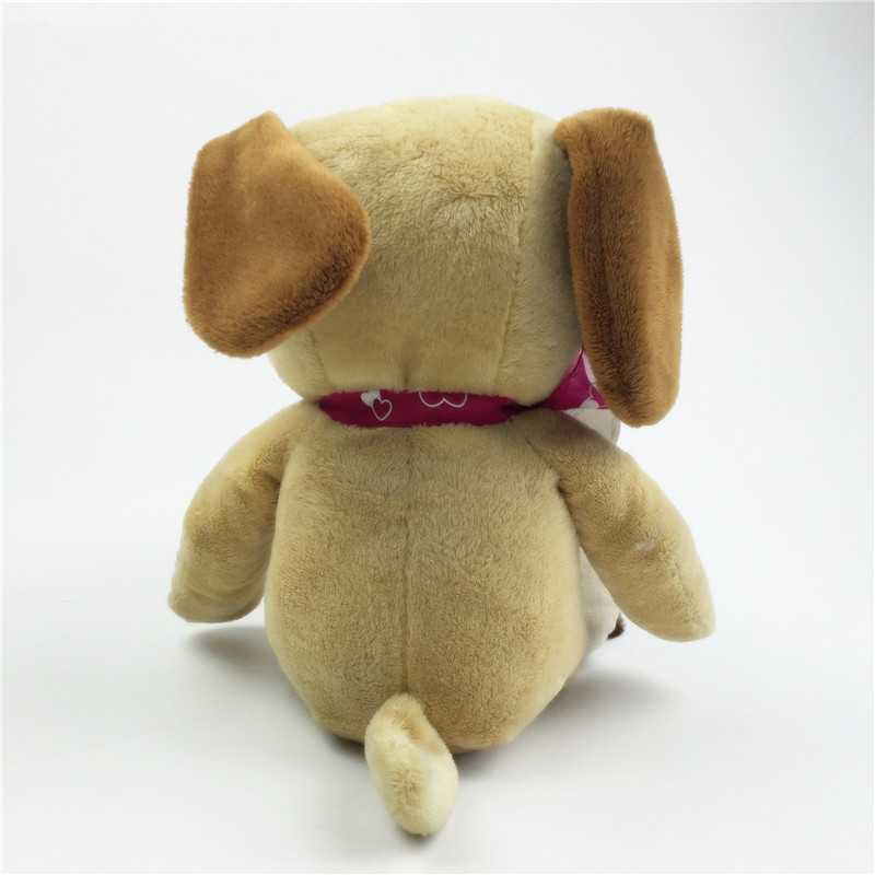Kiss Print Puppy Plush Toy - Adorable Lip Kiss Dog Stuffed Animal for Valentine Gift (Wholesale)