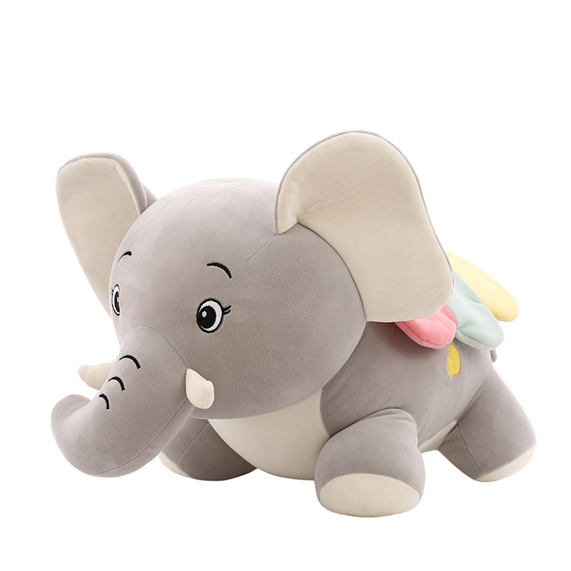Wholesale Cute Custom Cheap Beautiful Soft Baby Animal Stuffed Teddy Bear Elephant Plush Toy