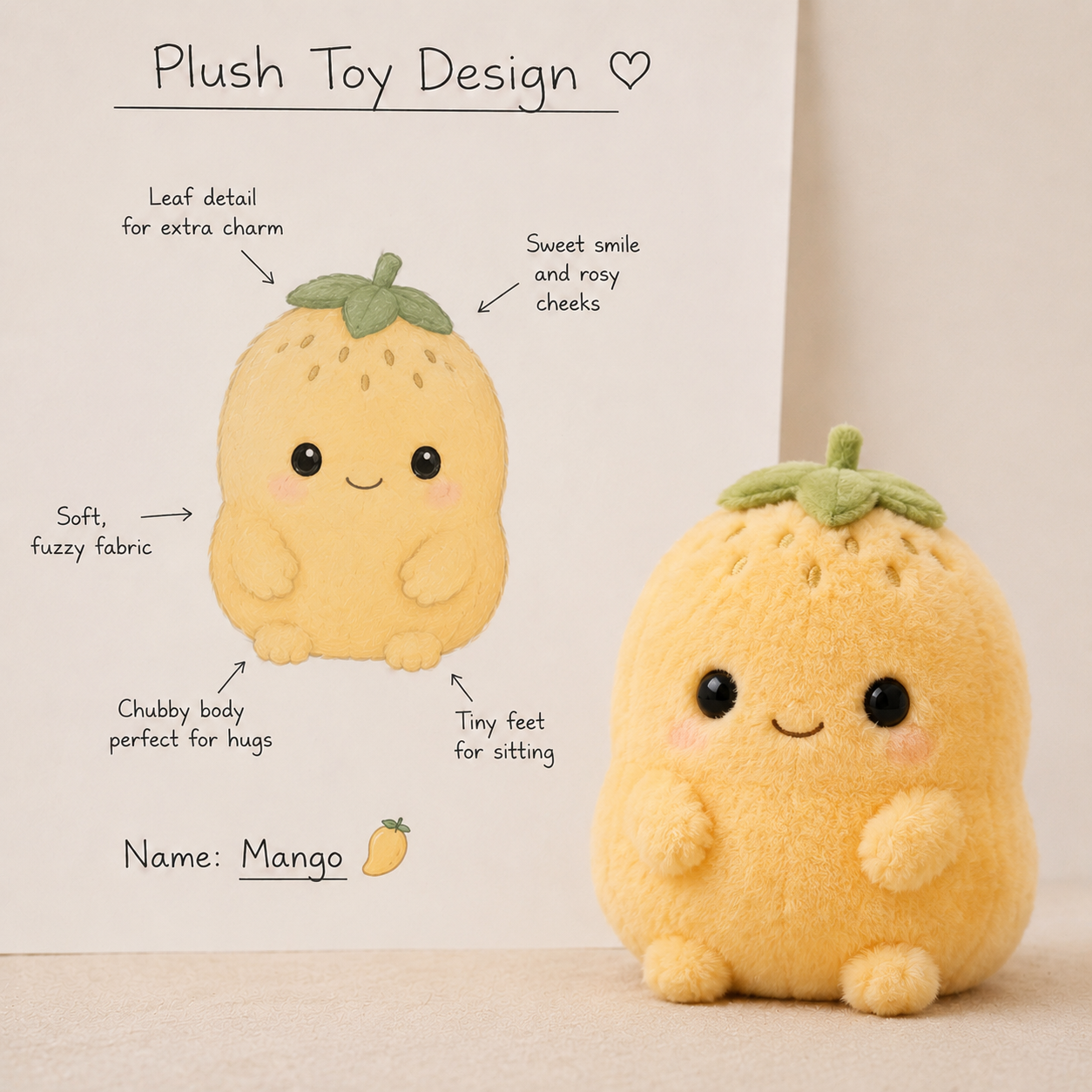 Custom AI Interactive Plush Toy, Voice Recorded Emotional Support Mascot, Personalized Sound Stuffed Animal for Anxiety Relief