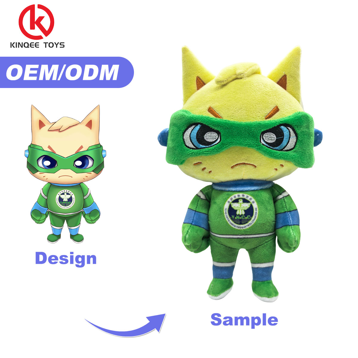 Kinqee Stuffed Animal Toys Cartoon Custom Plush Toy Character Toys Custom Soft Pillow Holiday Gifts Home Decor