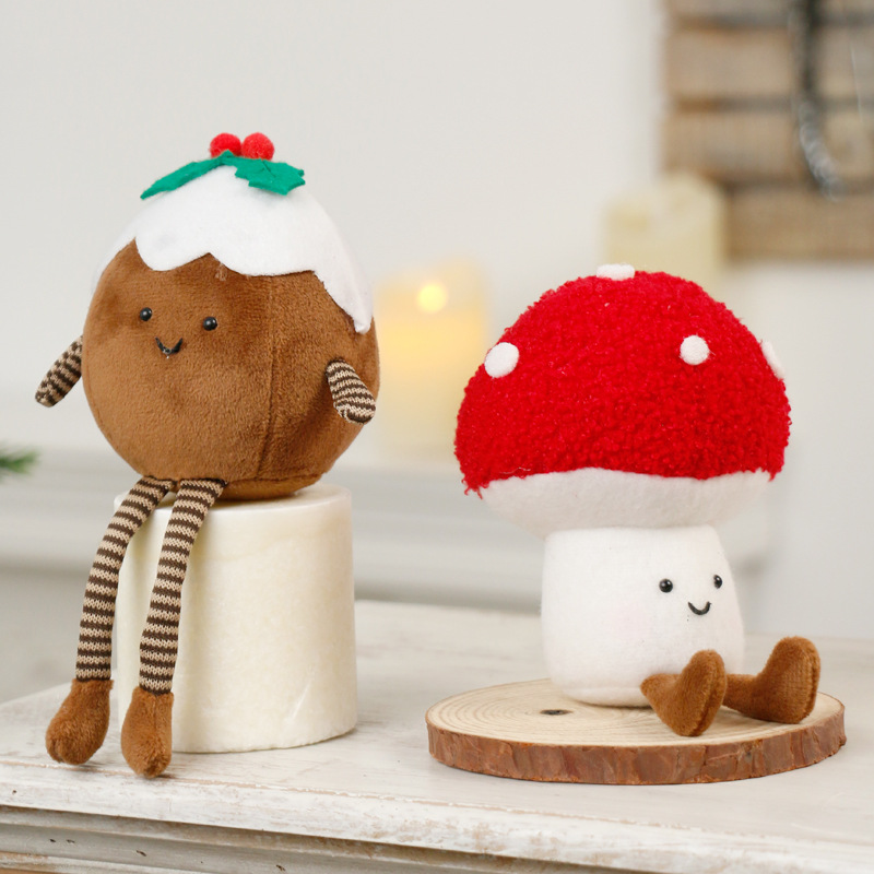 Cute Christmas Animal Plush Toy Deer Santa Claus Snowman Reindeer Dolls for Children Holiday Stuffed Kids Christmas Toys