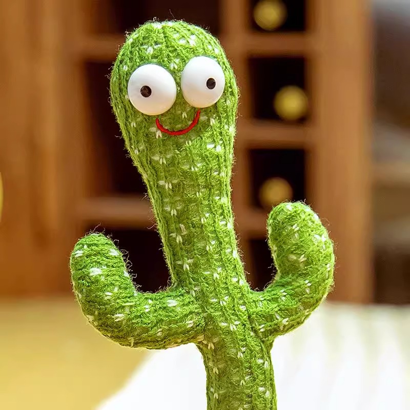Funny Cactus Learns to Talk Toy Dancing Electric Toy Baby Birthday Gift Store Hot Sale Home Decoration Educational Plush Toy