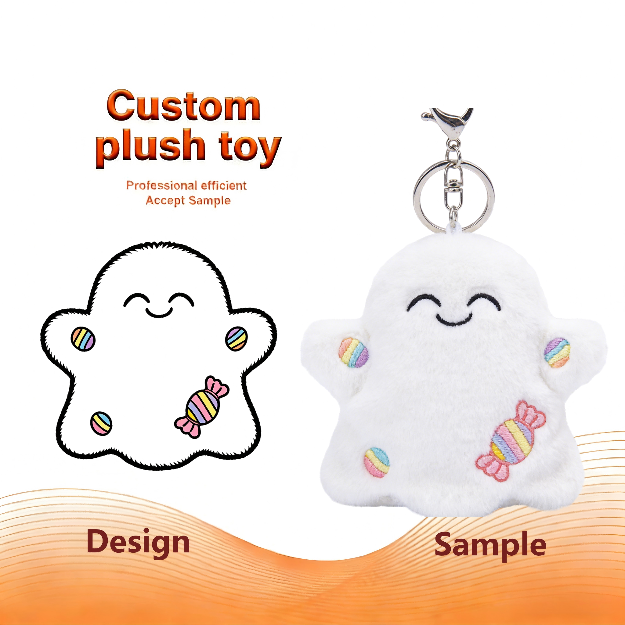 Peluches Personalizados 100pcs Dragon Educational Toys Custom Plush Keychains Toys