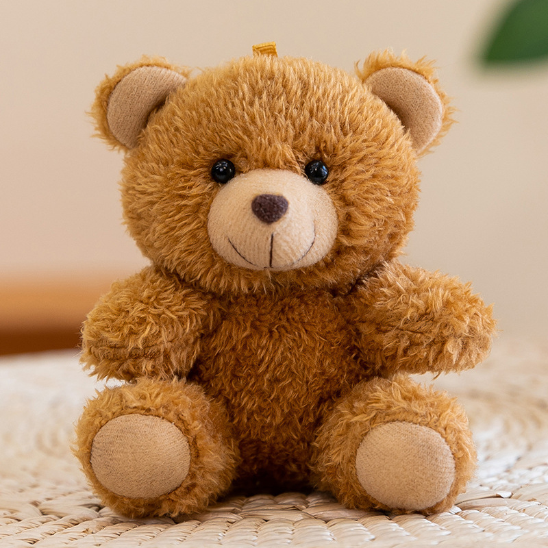 10cm 4 Inch Teddy Bear Stuffed Animals Wholesale Mini Charms Decoration Doll Small Promotion Gifts Toys Plush Teddy Bear