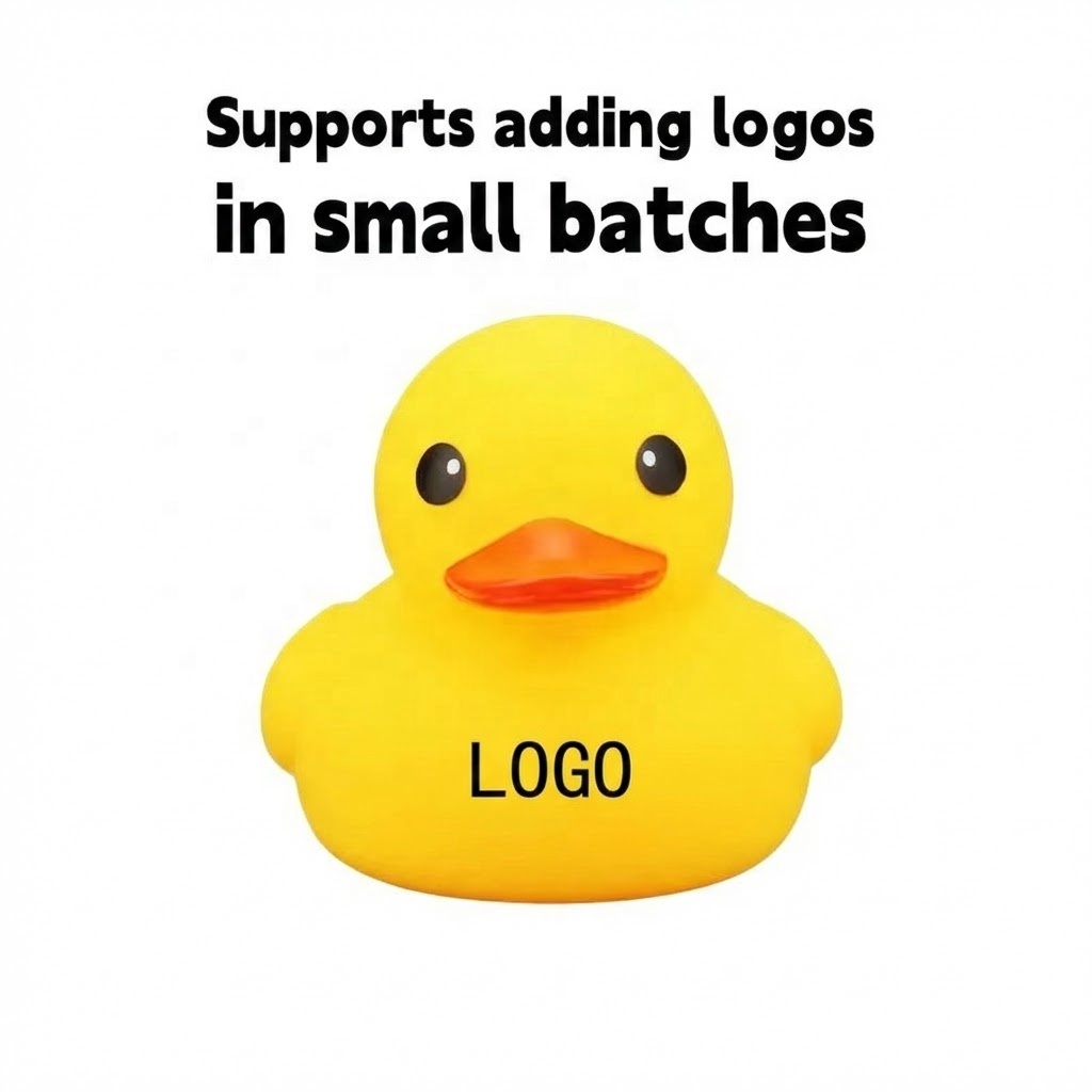Hot Sale Custom With Logo Low Price And Low MOQ Promotional Gift And Shape Mini RubberDuck Wholesale Kid Toys Sound Expression