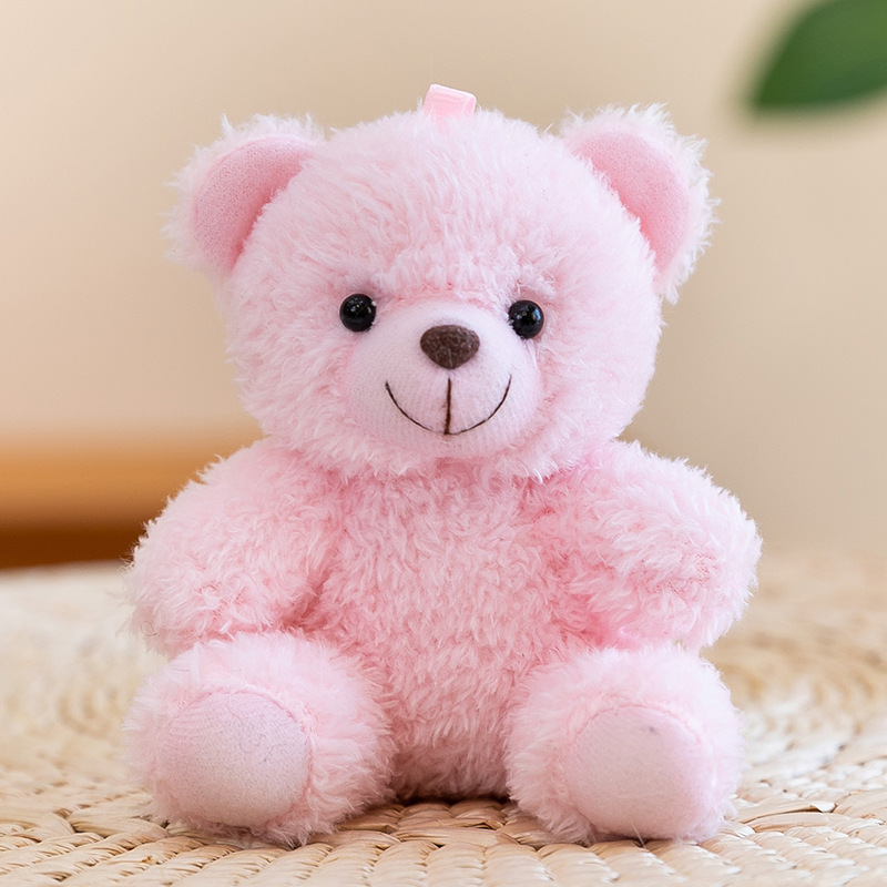 10cm 4 Inch Teddy Bear Stuffed Animals Wholesale Mini Charms Decoration Doll Small Promotion Gifts Toys Plush Teddy Bear
