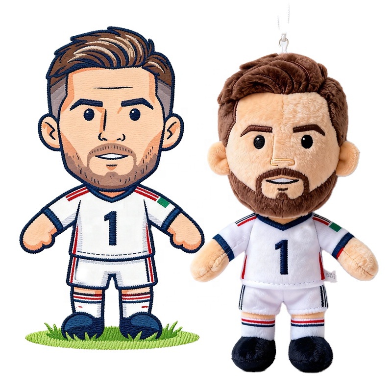 Custom Character Stuffed Doll Soccer Club Stuffed Plush Toy Football Plush Toys Mascot