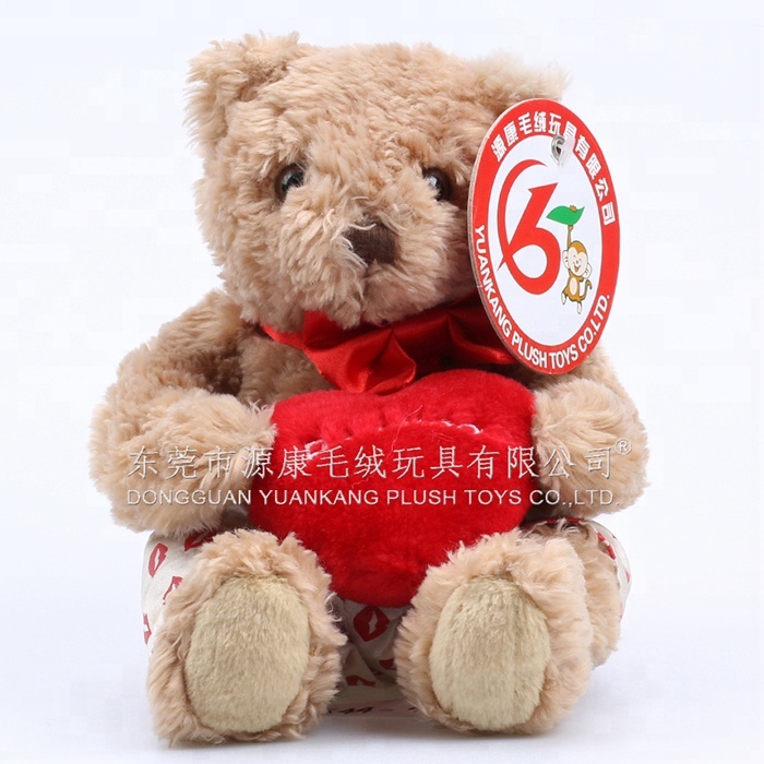 OEM 12inch Wholesale Cute Romantic I love You Valentine Bears Bulk Teddy Plush Toy