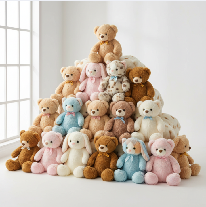High Quality Plush Toys for Claw Machine Claw Crane Vending Machine Plush Toy 7-10-20-25cm (4-7-8 Inch) Stuffed Animal Doll