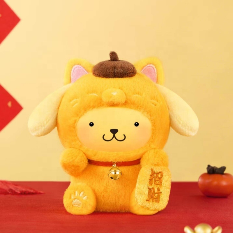 Original Top Toy Sanrioes Characters Lucky Cat Doll Series Plush Keychain Blind Box Anime Cartoon pop Vinyl Figures