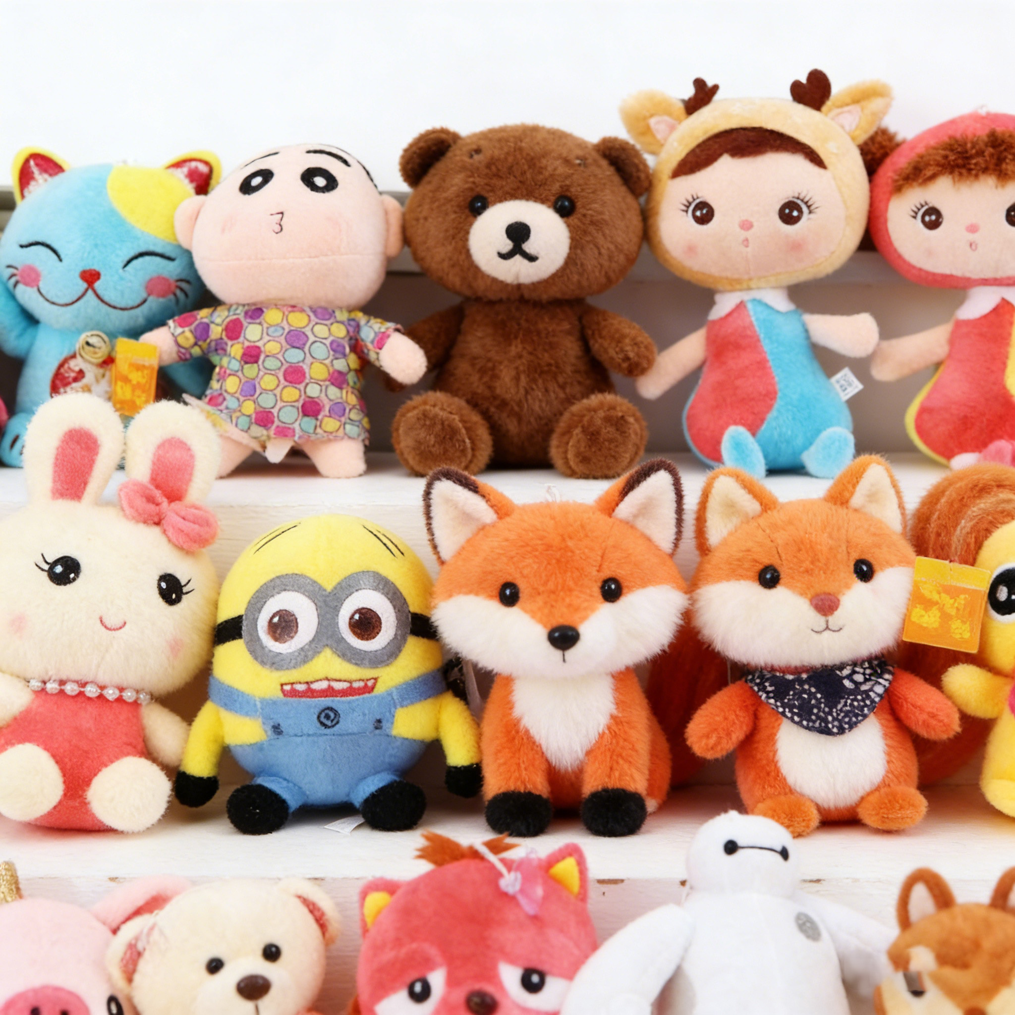 Factory Direct ODM Small Cute Plush Toy Soft Stuffed Animal For Claw Crane Machine Arcade Prize Party Favor Carnival Gift Bulk