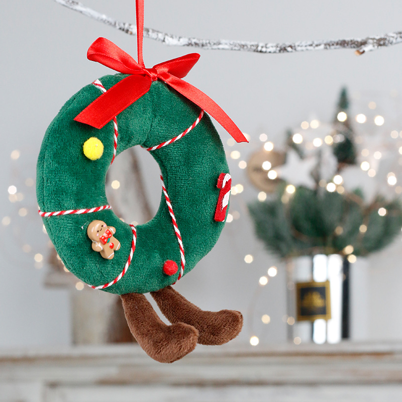 Cute Christmas Animal Plush Toy Deer Santa Claus Snowman Reindeer Dolls for Children Holiday Stuffed Kids Christmas Toys