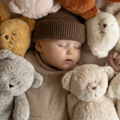 2026 Popular Hot Sale Customizable Wholesale Soft Cute Breathing Bear Animal Plush Toy For Baby Sleeping