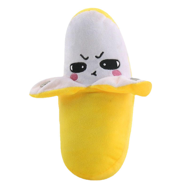 Hot Sale Electronic Musical Toys Baby Doll Banana Stuffed Plush Toys Touch Sensing Induction Beat Piano for Kids