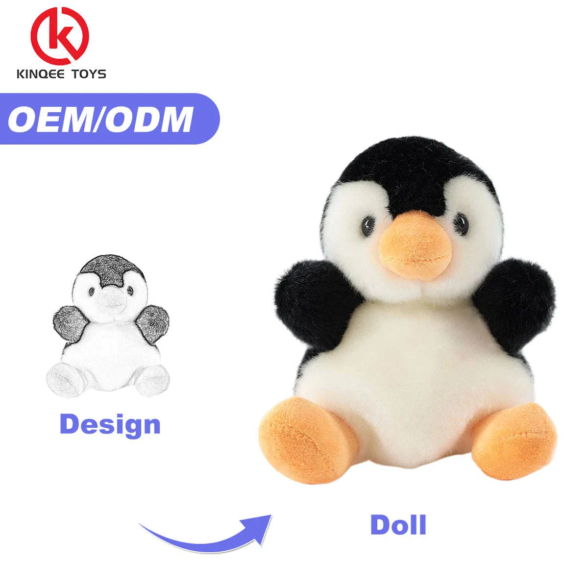 Cute Scented Penguin Rubber Toy Perfect for Gifting