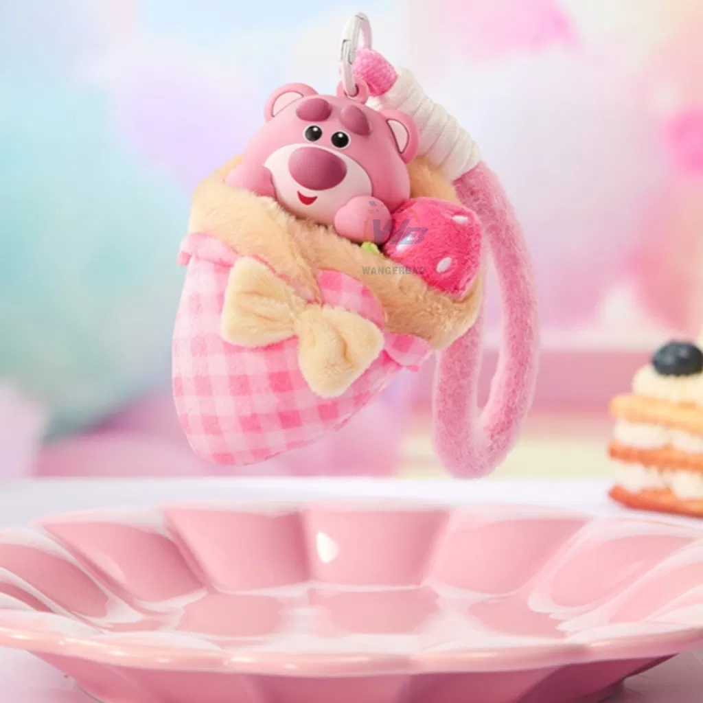 Wangerbao Wholesale Vending Capsule 100mm Lotso Dessert Party Series Scented Plush Pendant Gacha Capsule Toys