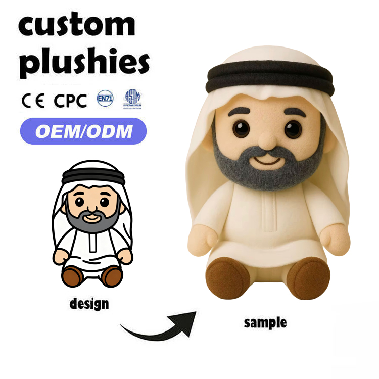 Custom Super Soft Plush Christian Religious Cute Holiday Gift Standing Pose Doll with Cotton Filling OEM/ODM