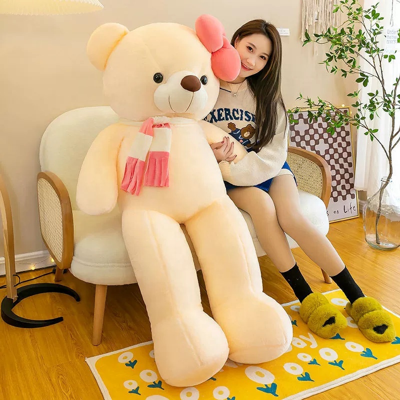Teddy Girl Bear Plush Toy Cute Rag Doll For Bedtime Hugs Extra Large Bear For Stress Relief Wholesale