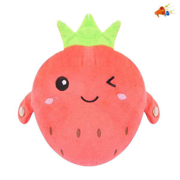 Educational Musical Learning Fruit Piano PP Cotton Embroidered Super Soft Body Inductive Beat Music Banana Plush Toys for Ages