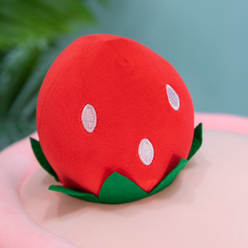 Hot Sell Cute Strawberry Drink Plush Stuffed Toy Soft Ice Cream Milk Tea Plush Boba Tea Toy Boba Plushie Pillow Peluche