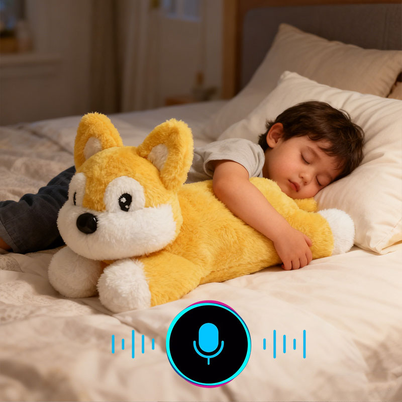 Customise Design Plushies Brand Custom Plush Toys Built-in Sound Module Custom Audio Companion Sleep Interaction Doll