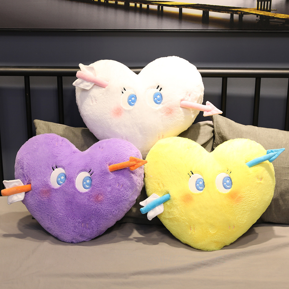 IN STOCK Cupid Love Heart Cute Kawaii 50cm Super Soft Valentines Day Gift Stuffed Plush Toy