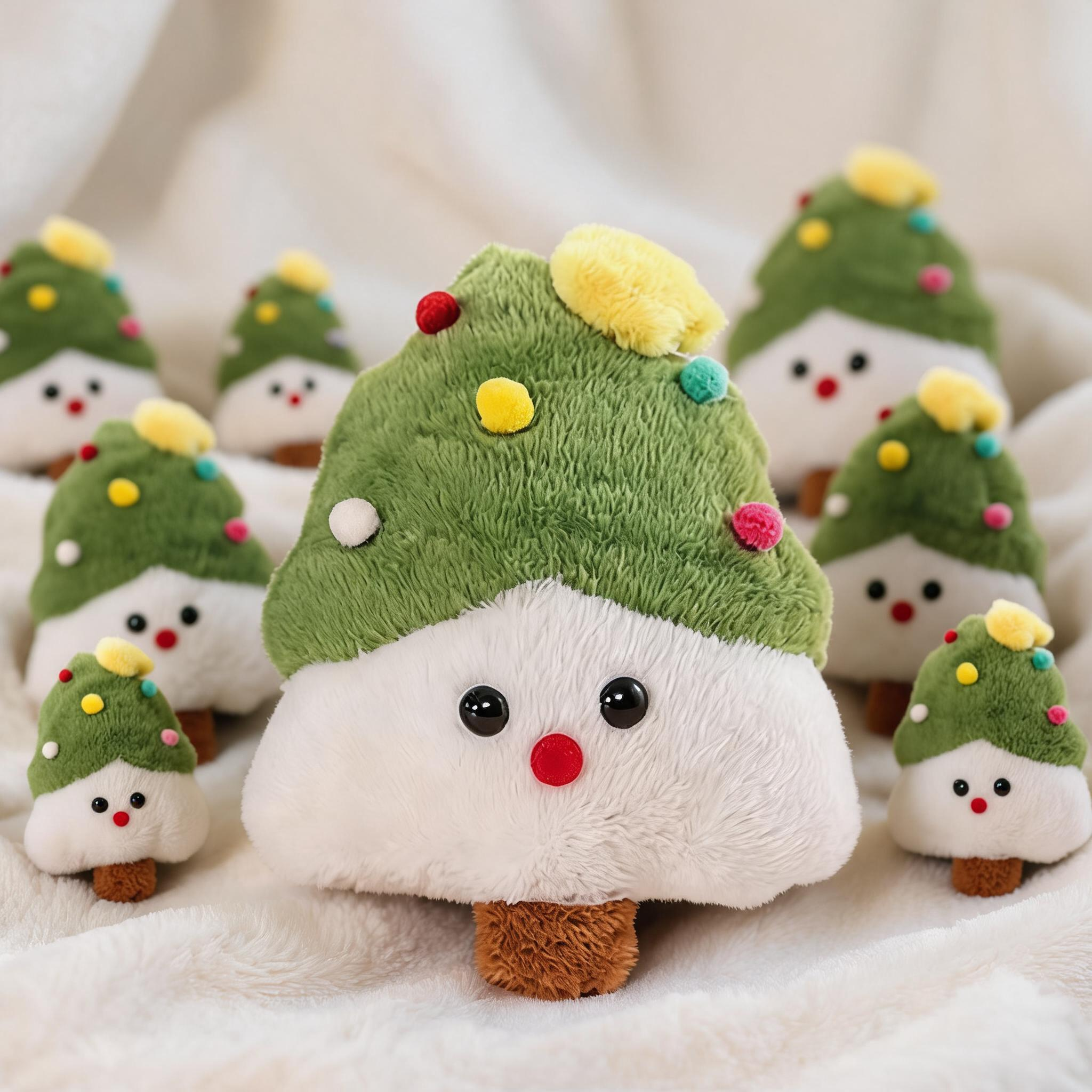 Professional Factory Verified Supplier Soft Fluffy Christmas Tree Plush CE EN71 ASTM Certified Stuffed Toy Kids Holiday Gift