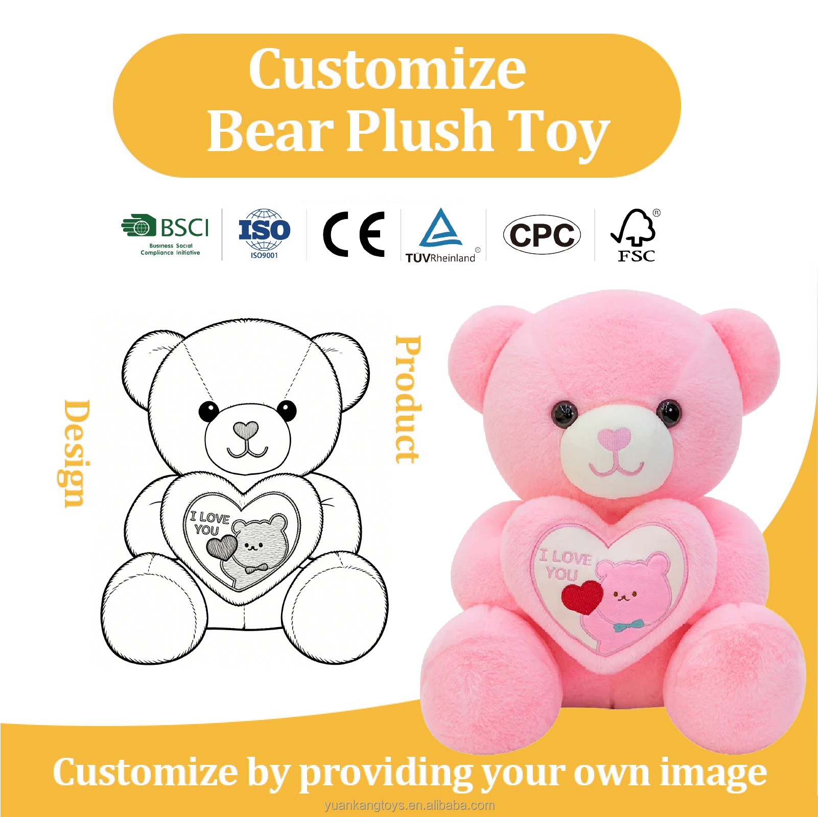 Soft Custom Plush Teddy Bear Wholesale Stuffed Animals High Quality Valentine's Day Present