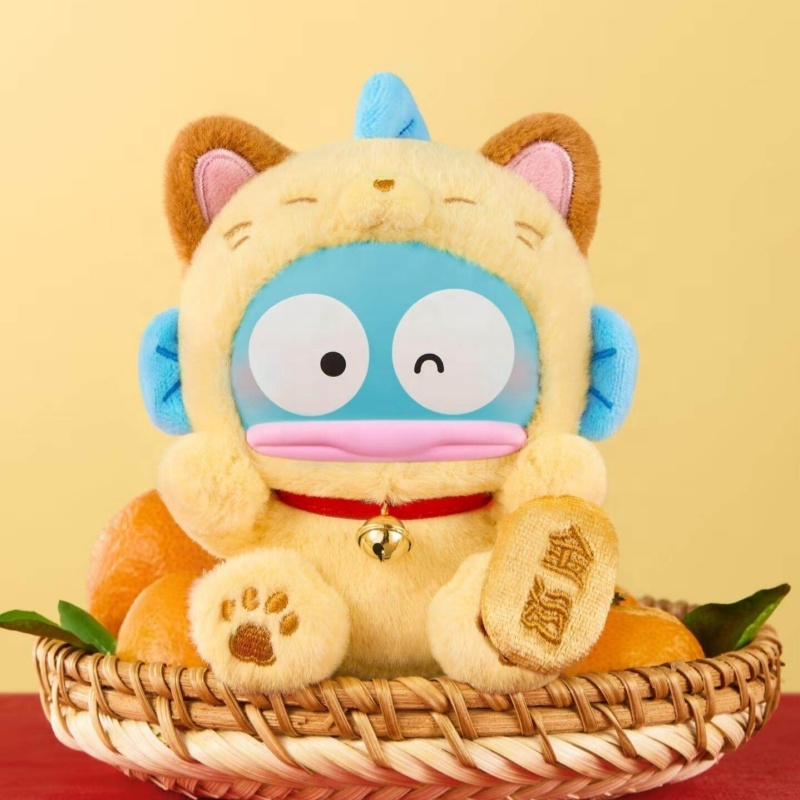 Original Top Toy Sanrioes Characters Lucky Cat Doll Series Plush Keychain Blind Box Anime Cartoon pop Vinyl Figures