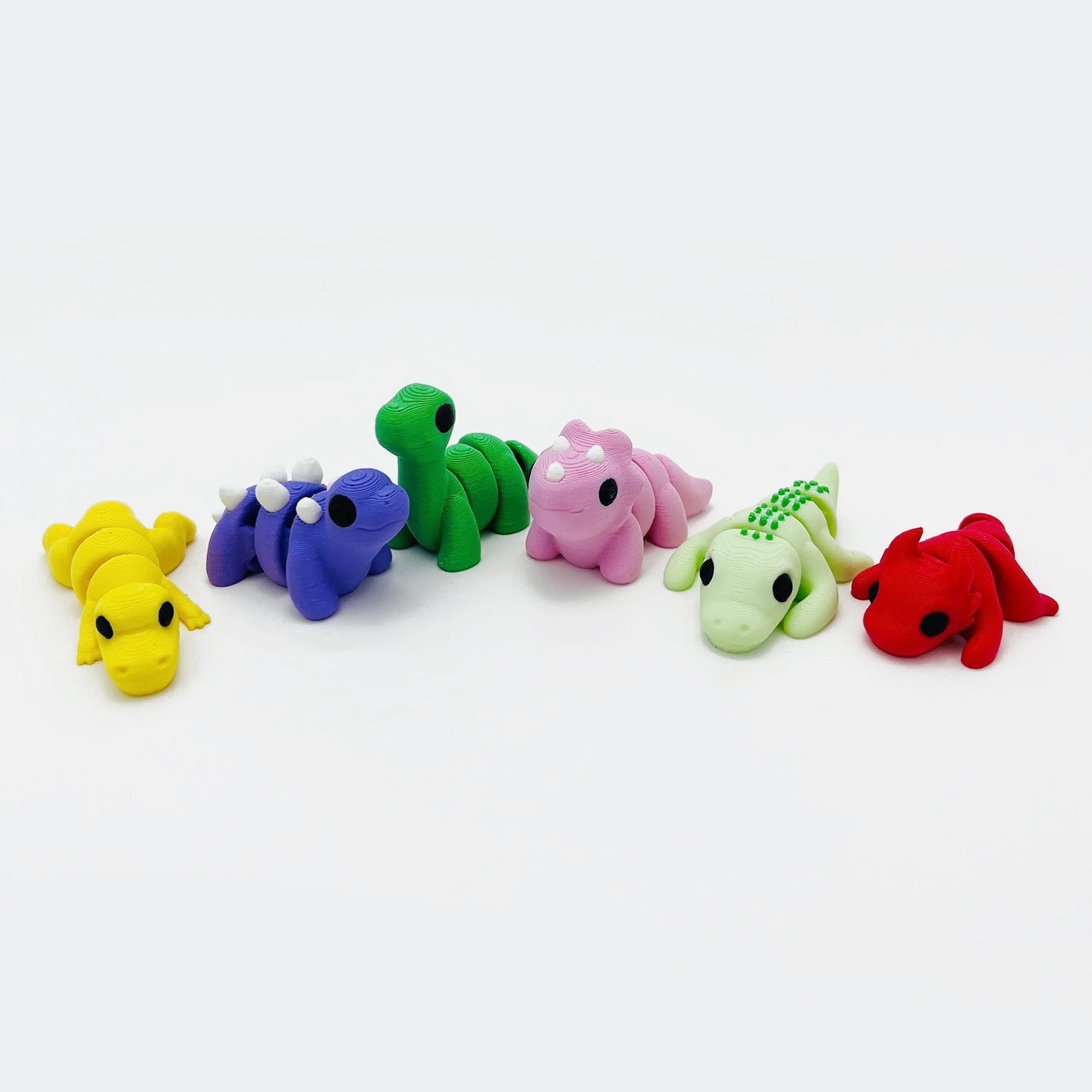 3d Printed Mini Animal Cartoon Model, Micro-sized Multi-colored Animal Pendant Decorative Ornament 2-5cm