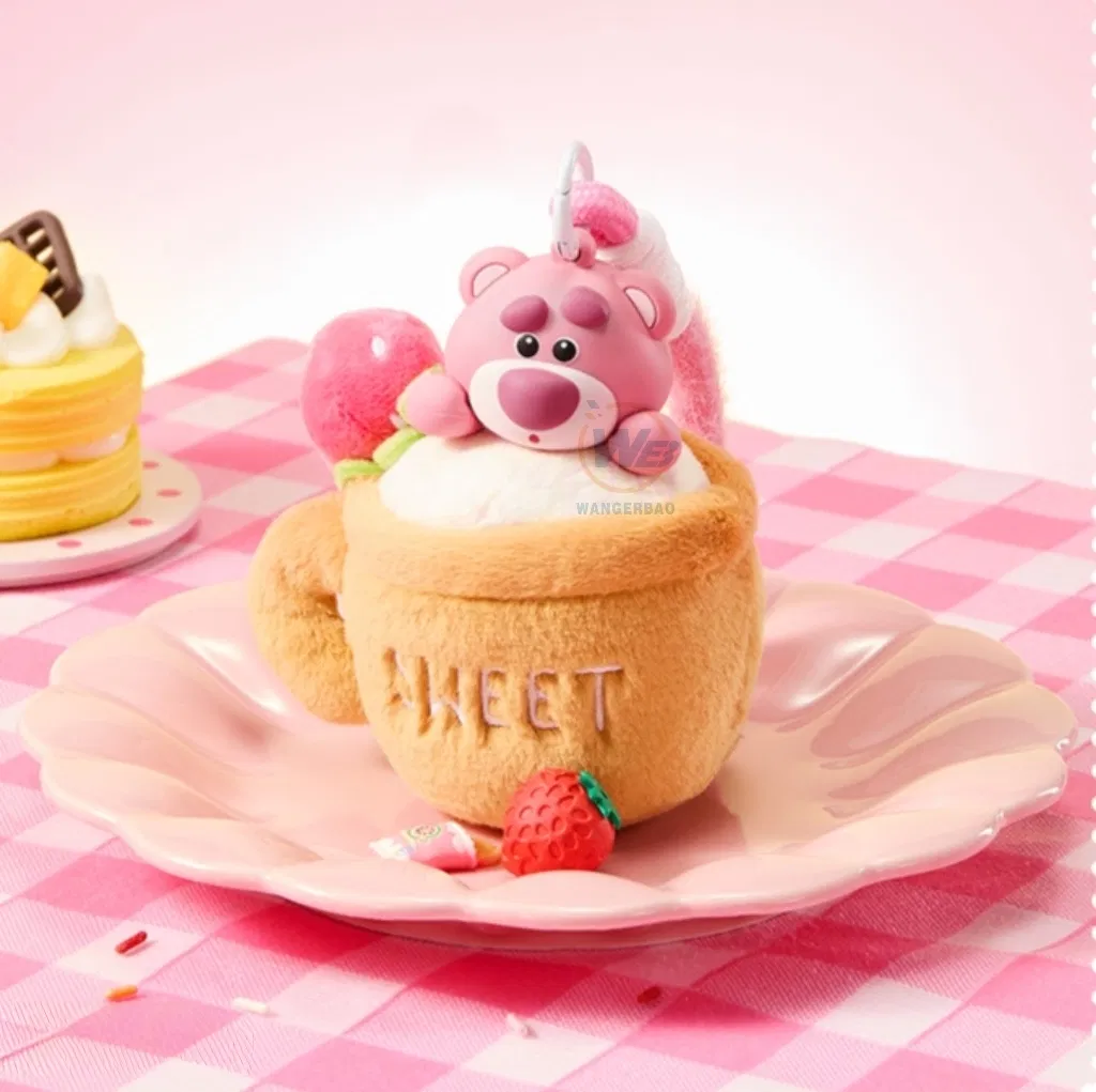 Wangerbao Wholesale Vending Capsule 100mm Lotso Dessert Party Series Scented Plush Pendant Gacha Capsule Toys