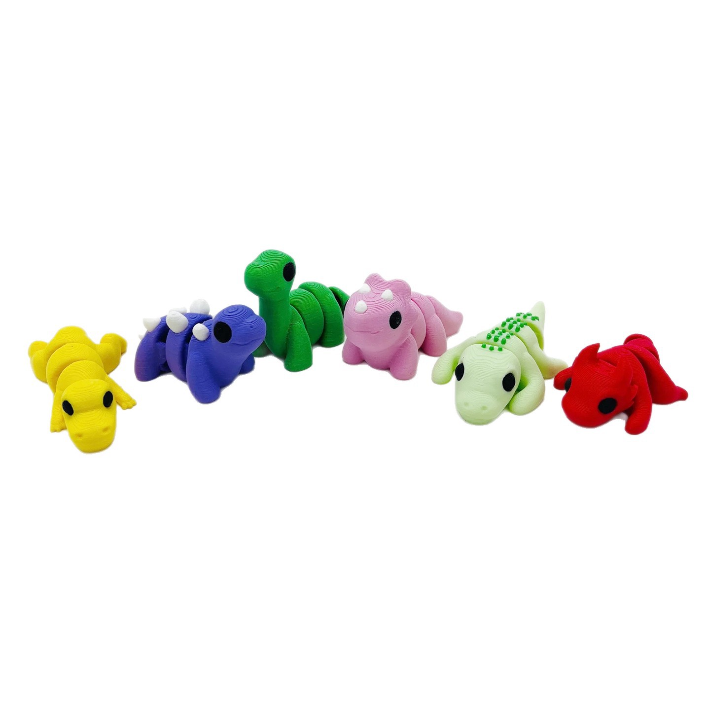 3d Printed Mini Animal Cartoon Model, Micro-sized Multi-colored Animal Pendant Decorative Ornament 2-5cm
