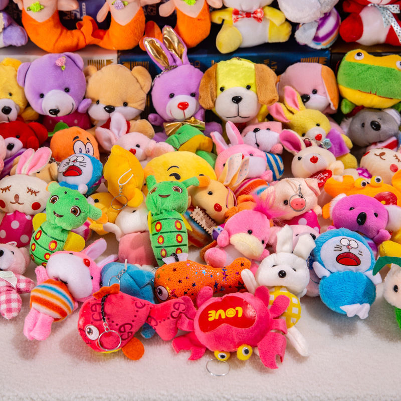 Factory Direct Price Mini Key Pendant Plush Toy Multiple Stuffed Animal Toy Creative PP Cotton Home Bag Decoration Plush Toy
