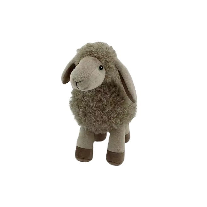 Super Soft Fluffy Sheep Plush White Lamb Stuffed Animal Woolly Toy for Baby Soothing Cuddle Realistic Farm Animal Doll Gift