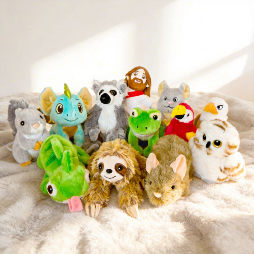 Plush Animal Toy That Can Be Placed On The Shoulder Jesus Doll Toys For Kids Wholesale Cheap Toys Mini Claw Machine Toys